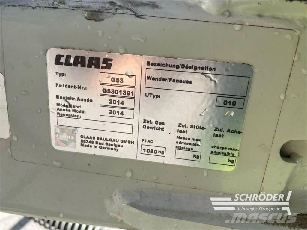 CLAAS VOLTO 800 Šieno grėbliai ir vartytuvai