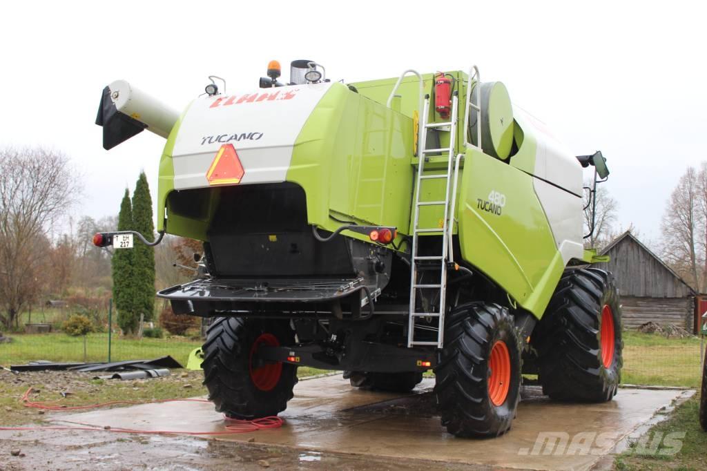 CLAAS Tucano 480 Derliaus nuėmimo kombainai