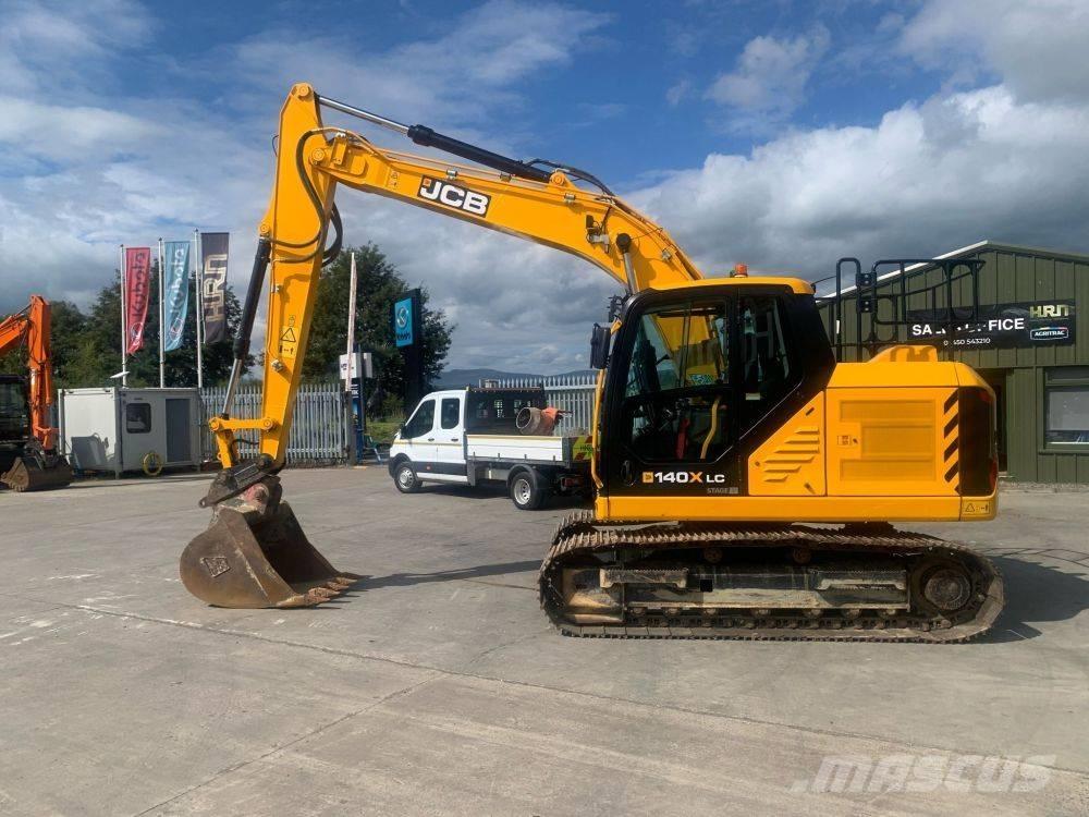 JCB 140 X LC Vikšriniai ekskavatoriai