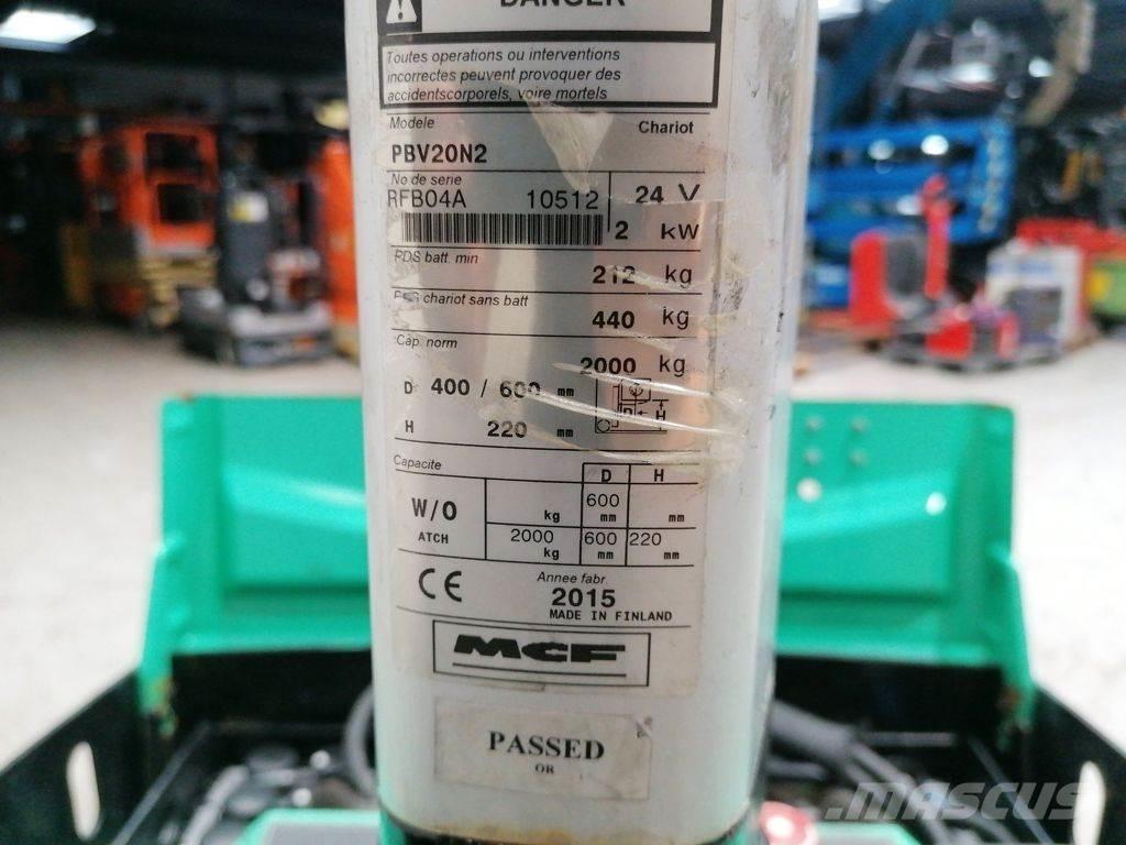 Mitsubishi PBV20N2 Mažų aukščių keltuvai