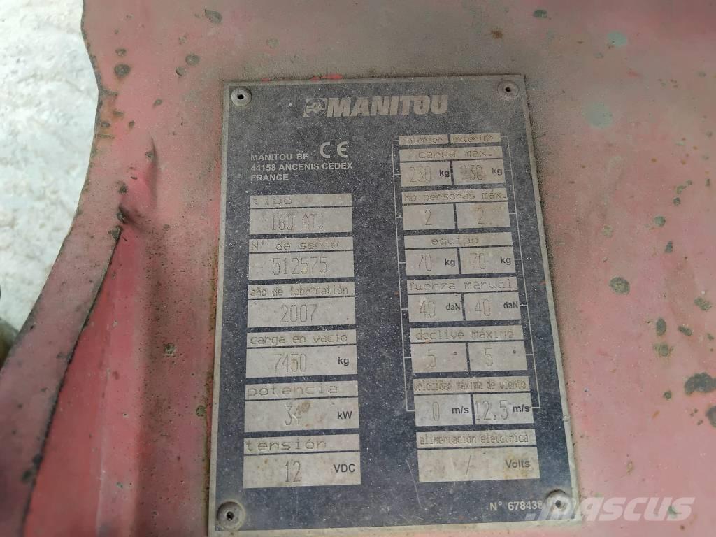 Manitou 160 ATJ Alkūniniai keltuvai