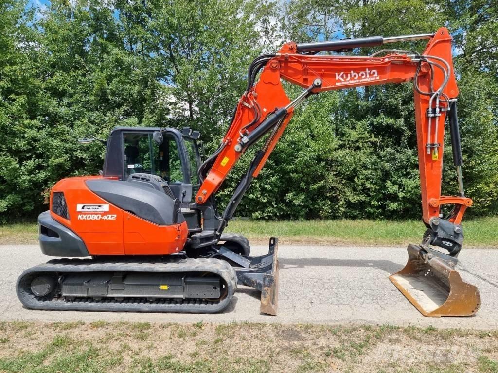 Kubota KX 080-4a2 Vidutinės galios ekskavatoriai 7-12 t