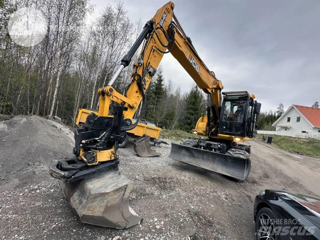 JCB JS 145 W Ratiniai ekskavatoriai
