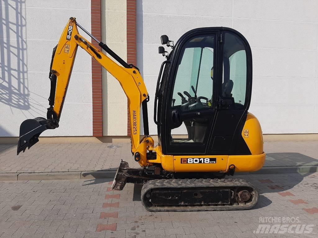 JCB 8018 CTS Mini ekskavatoriai < 7 t