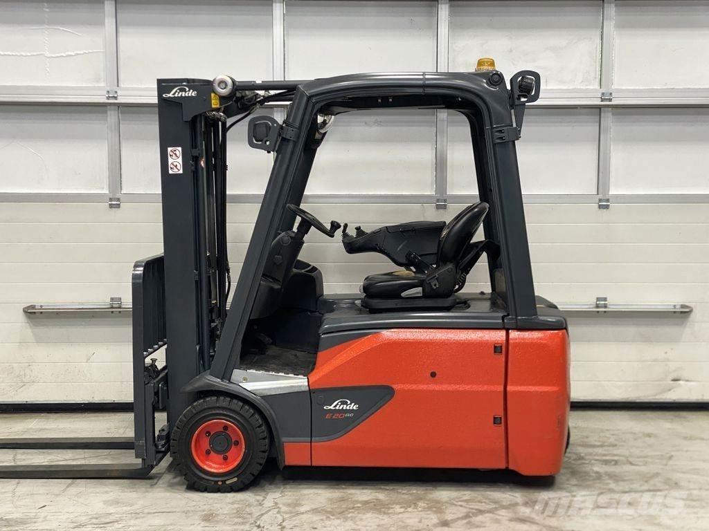 Linde E20L Elektriniai šakiniai krautuvai