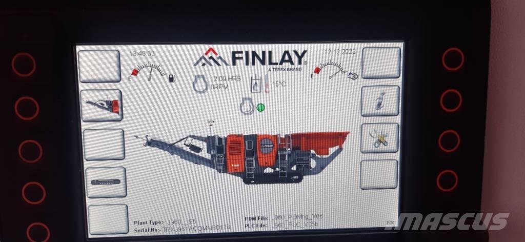 Terex Finlay J-960A Mobilūs smulkintuvai