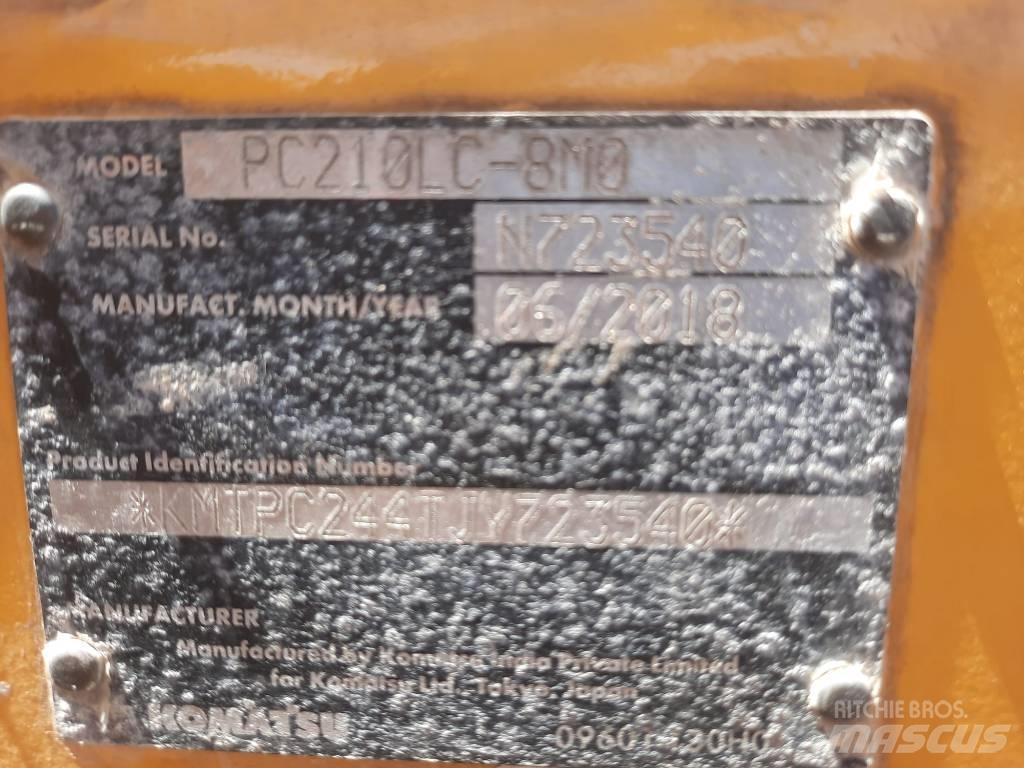 Komatsu PC 210 Vikšriniai ekskavatoriai