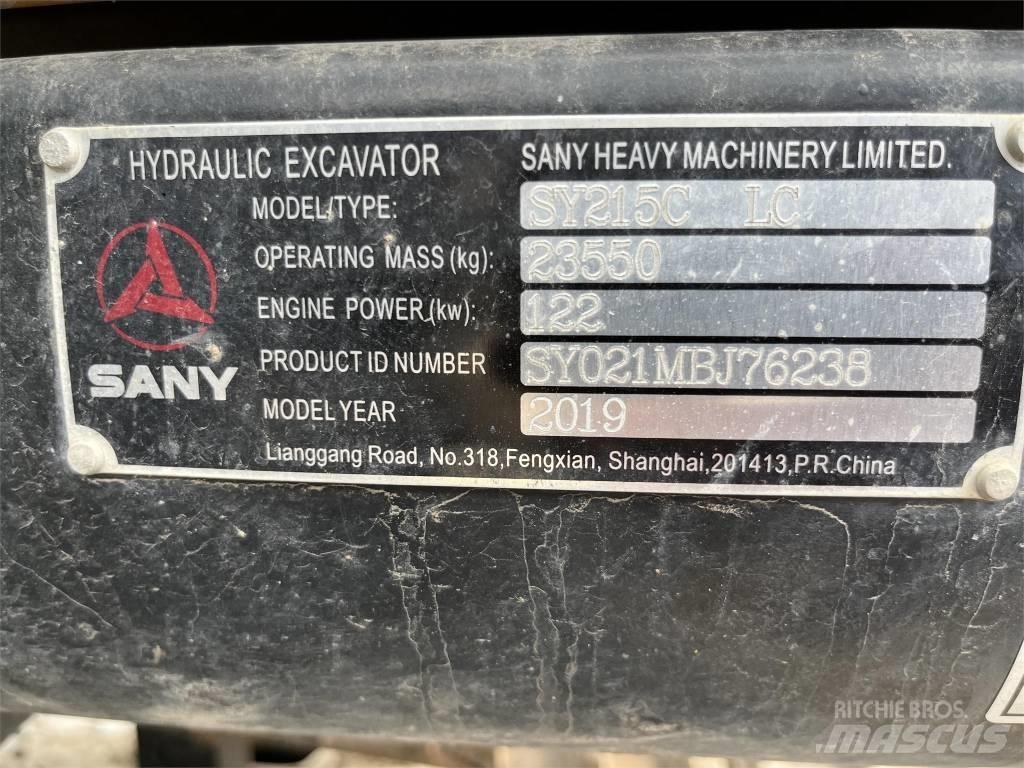 Sany SY215C Vikšriniai ekskavatoriai