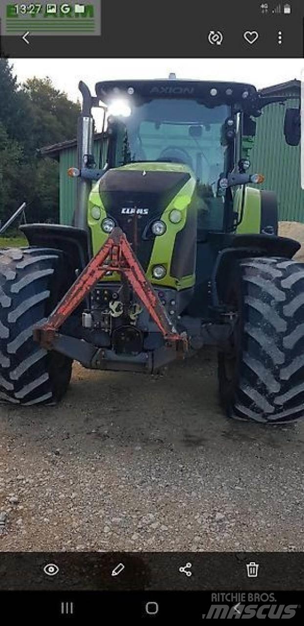 CLAAS axion 870 Traktoriai