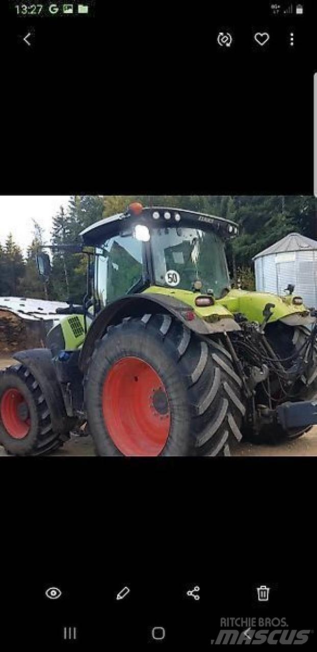 CLAAS axion 870 Traktoriai