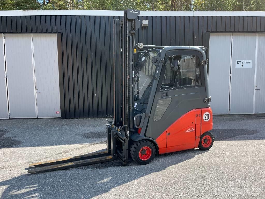 Linde E 20 PRISVÄRD Elektriniai šakiniai krautuvai