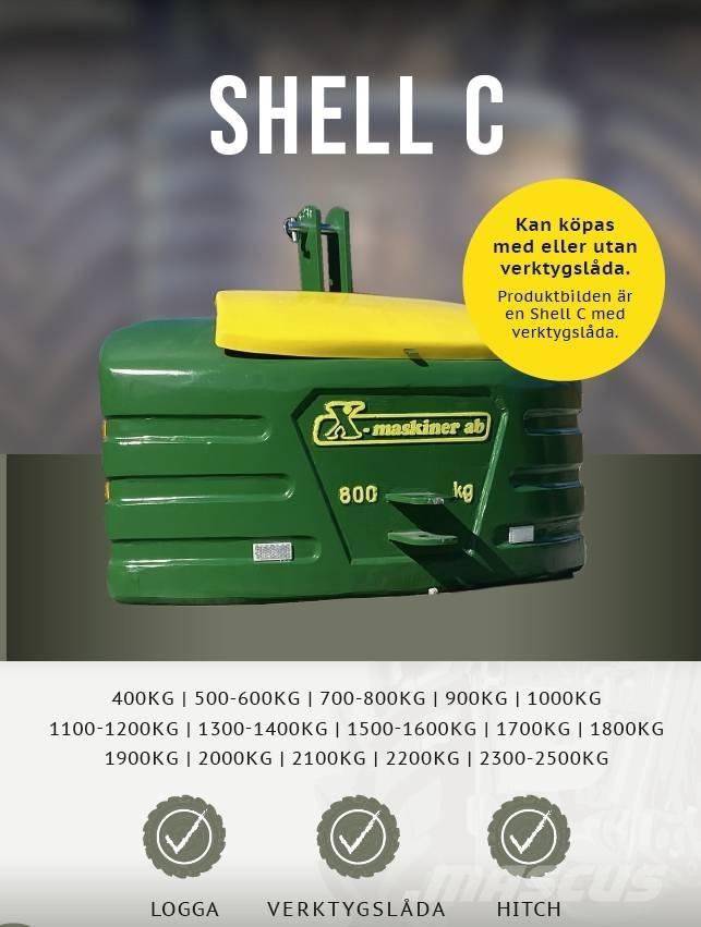  Frontx Shell C Priekiniai svoriai