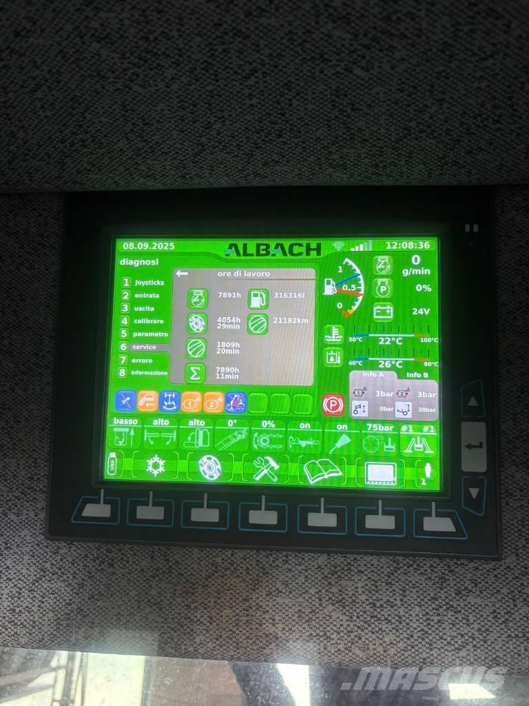 Albach Diamant 2000 Medienos smulkintuvai