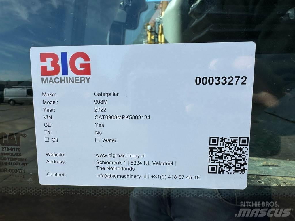 CAT 908M Naudoti ratiniai krautuvai