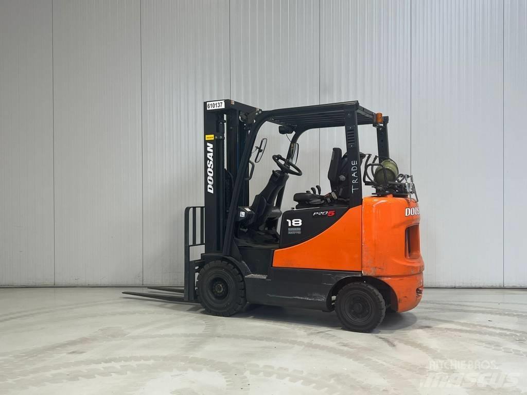 Doosan G18S-5 LPG (dujiniai) krautuvai