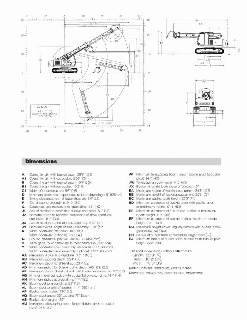Gradall XL 5200 III Vikšriniai ekskavatoriai