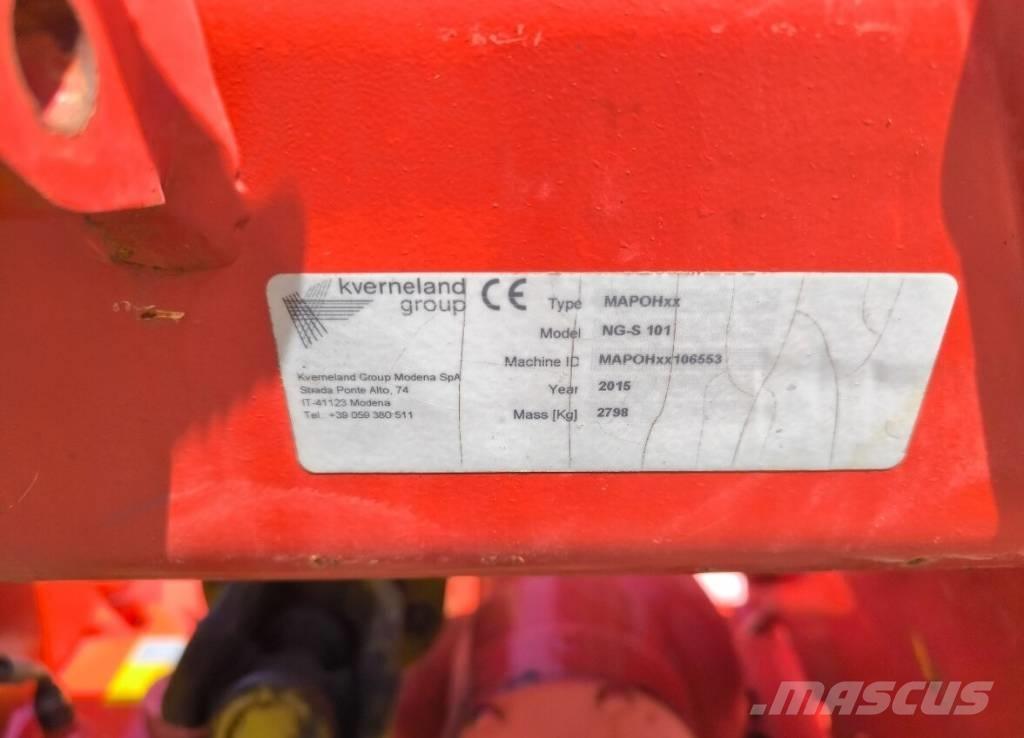 Kverneland NG-S 101 Varomosios akėčios ir žemės frezos