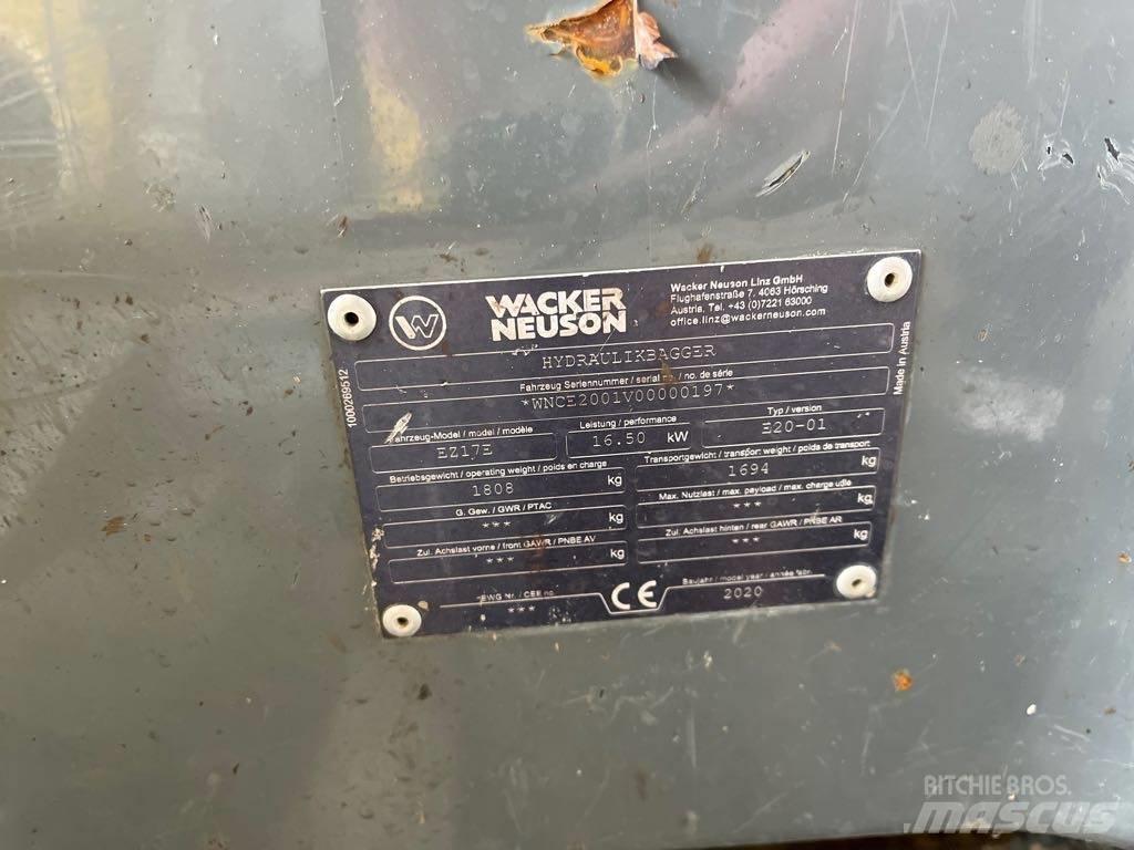 Wacker Neuson EZ17e Vikšriniai ekskavatoriai