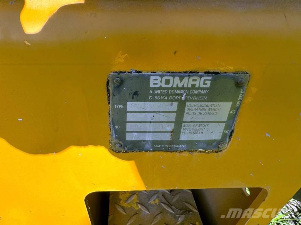 Bomag BW 120 AD-3 Porinių būgnų volai
