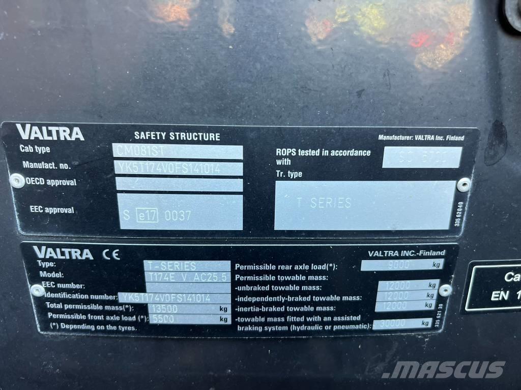 Valtra T 174 Versu Traktoriai