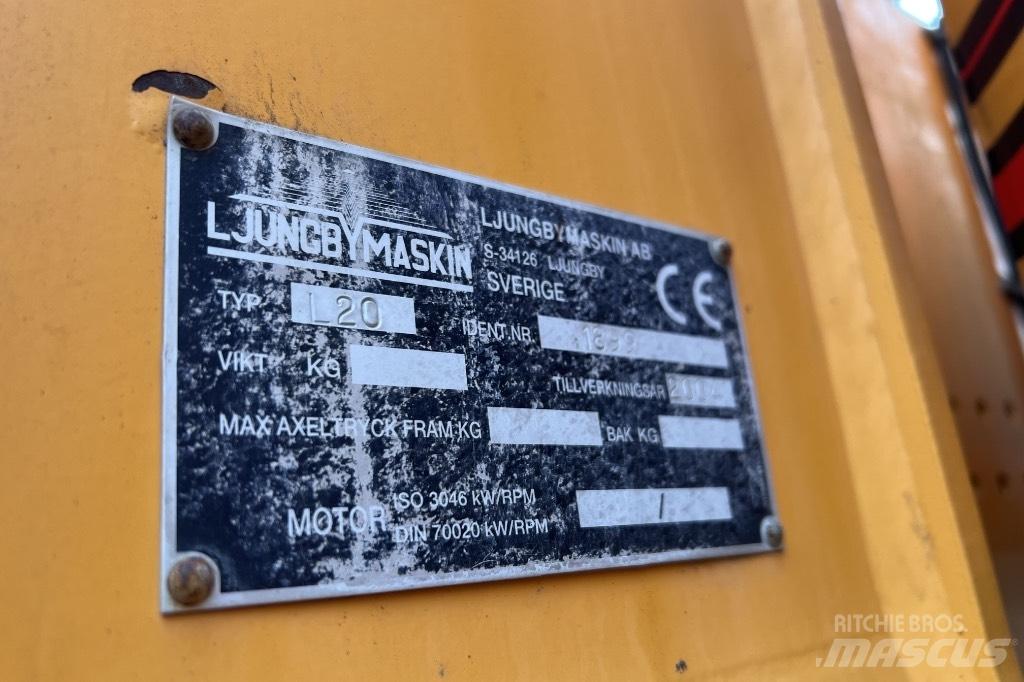 Ljungby L 20 Naudoti ratiniai krautuvai