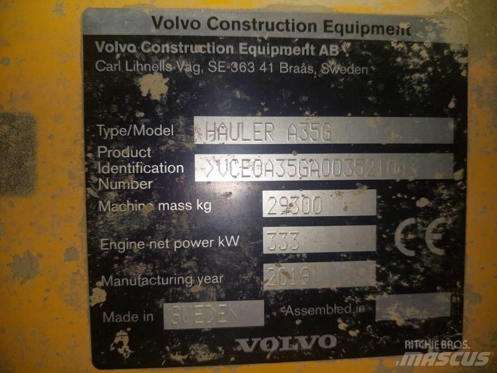 Volvo A 35 G Karjeriniai savivarčiai