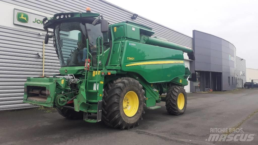 John Deere T 560 i Derliaus nuėmimo kombainai
