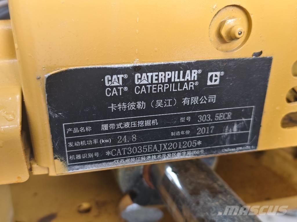 CAT 303.5 E CR Mini ekskavatoriai < 7 t