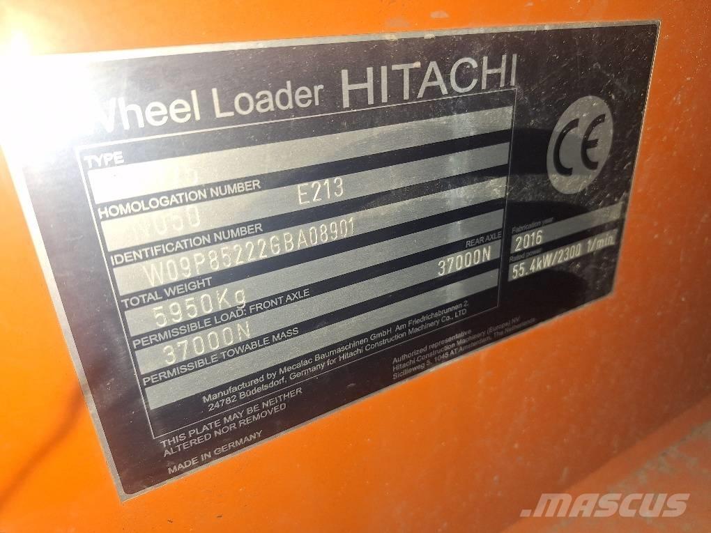 Hitachi ZW75 Naudoti ratiniai krautuvai