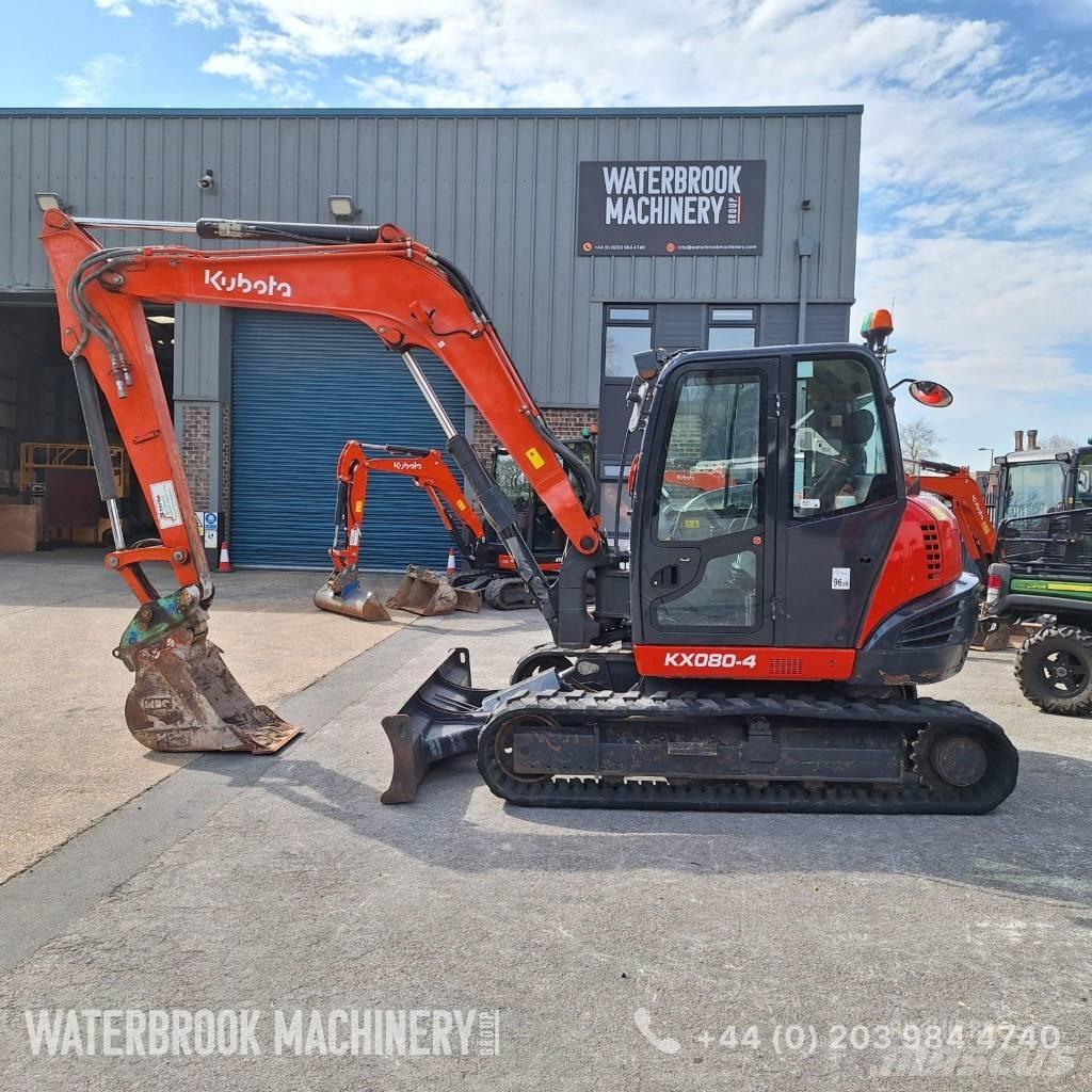 Kubota KX080-4 Vidutinės galios ekskavatoriai 7-12 t