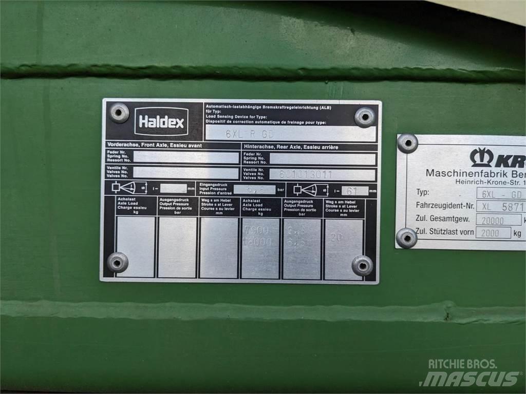 Krone 6XL/R-GD Savikrovės priekabos