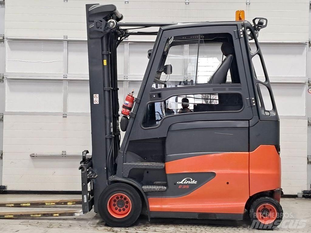 Linde E35HL-01 Elektriniai šakiniai krautuvai