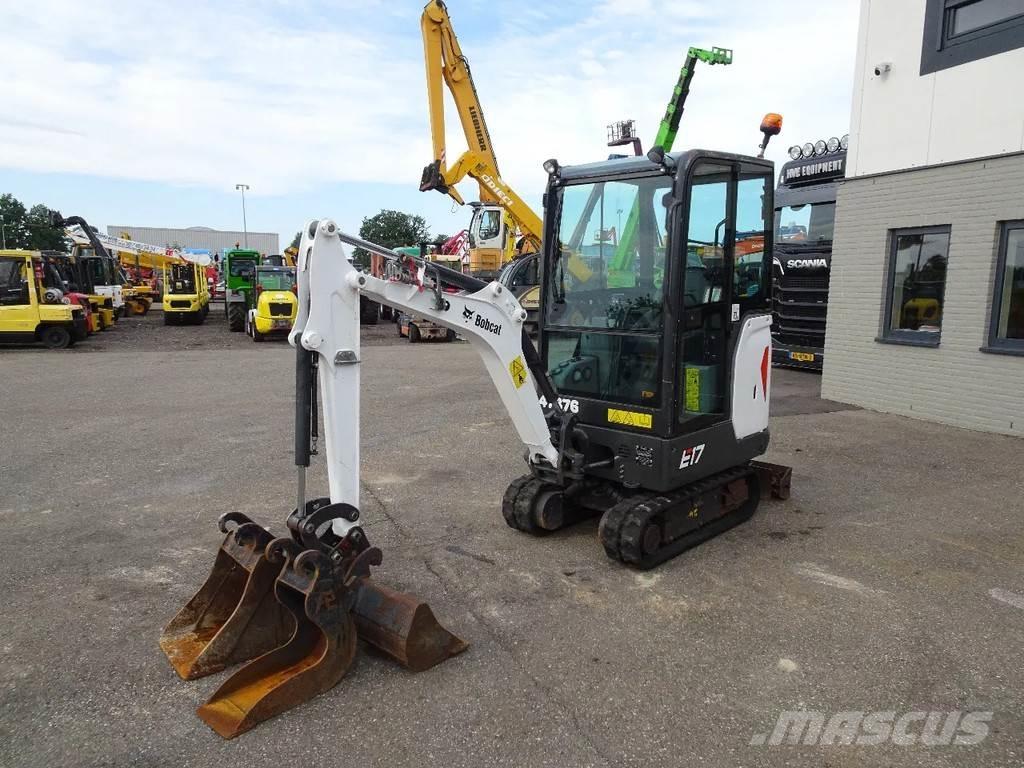 Bobcat E17 Mini ekskavatoriai < 7 t