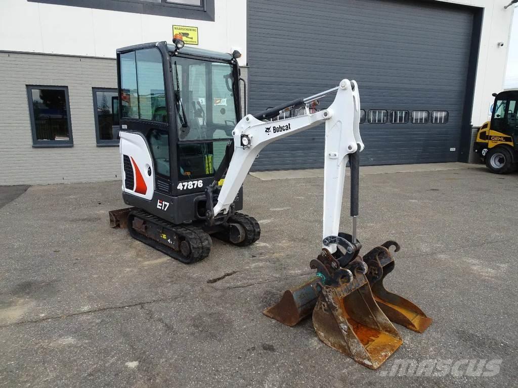 Bobcat E17 Mini ekskavatoriai < 7 t
