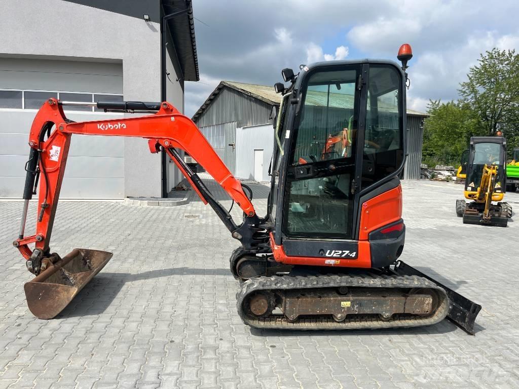 Kubota U 27-4 Mini ekskavatoriai < 7 t