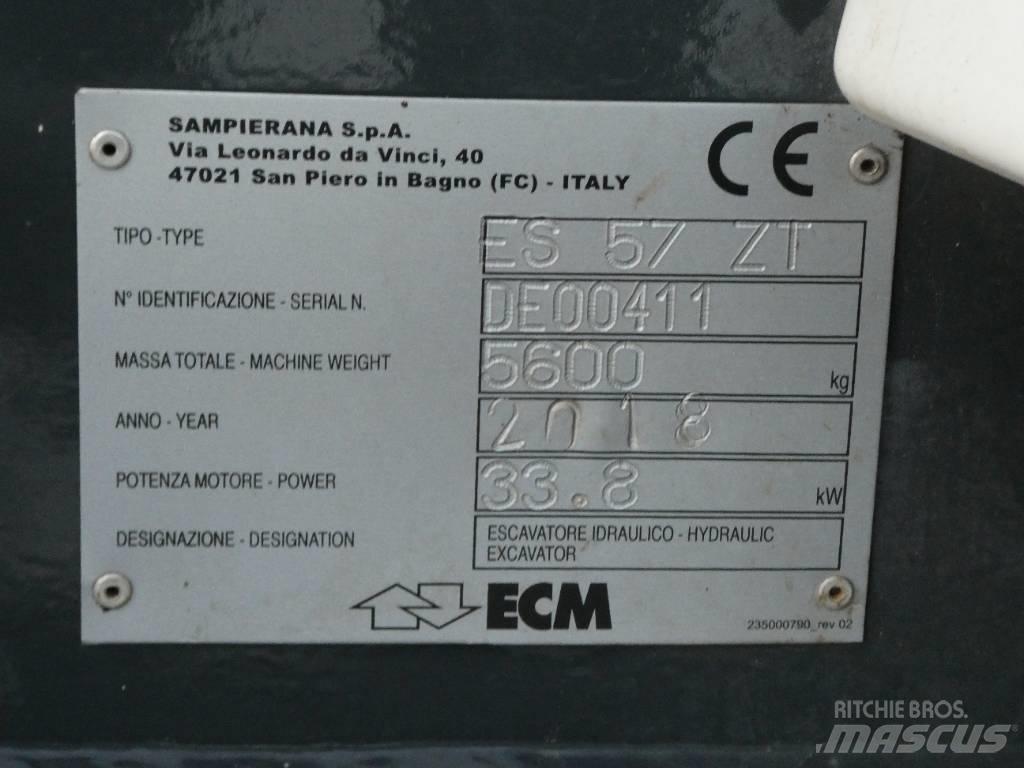 ECM ES 57 ZT Mini ekskavatoriai < 7 t