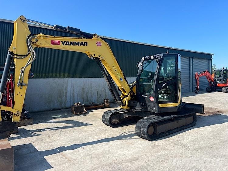 Yanmar Vio80-1a Vidutinės galios ekskavatoriai 7-12 t