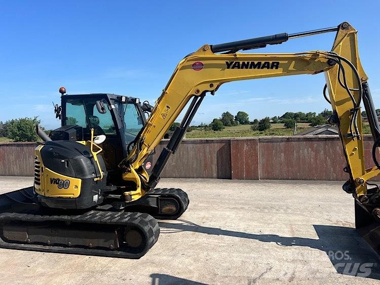 Yanmar Vio80-1a Vidutinės galios ekskavatoriai 7-12 t
