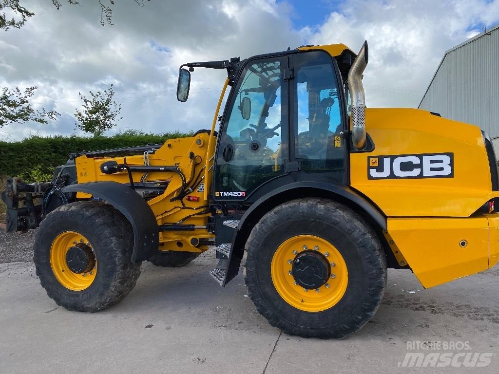 JCB Tm420s Teleskopiniai krautuvai žemės ūkiui