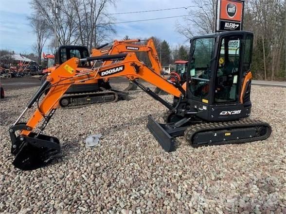 Doosan DX35-5 Mini ekskavatoriai < 7 t