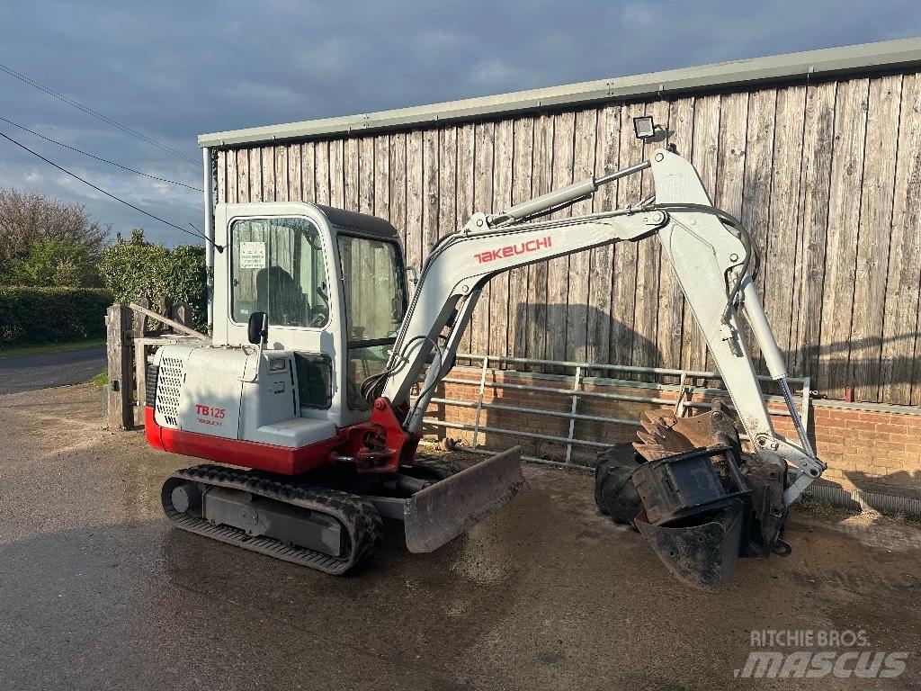 Takeuchi TB 125 Mini ekskavatoriai < 7 t