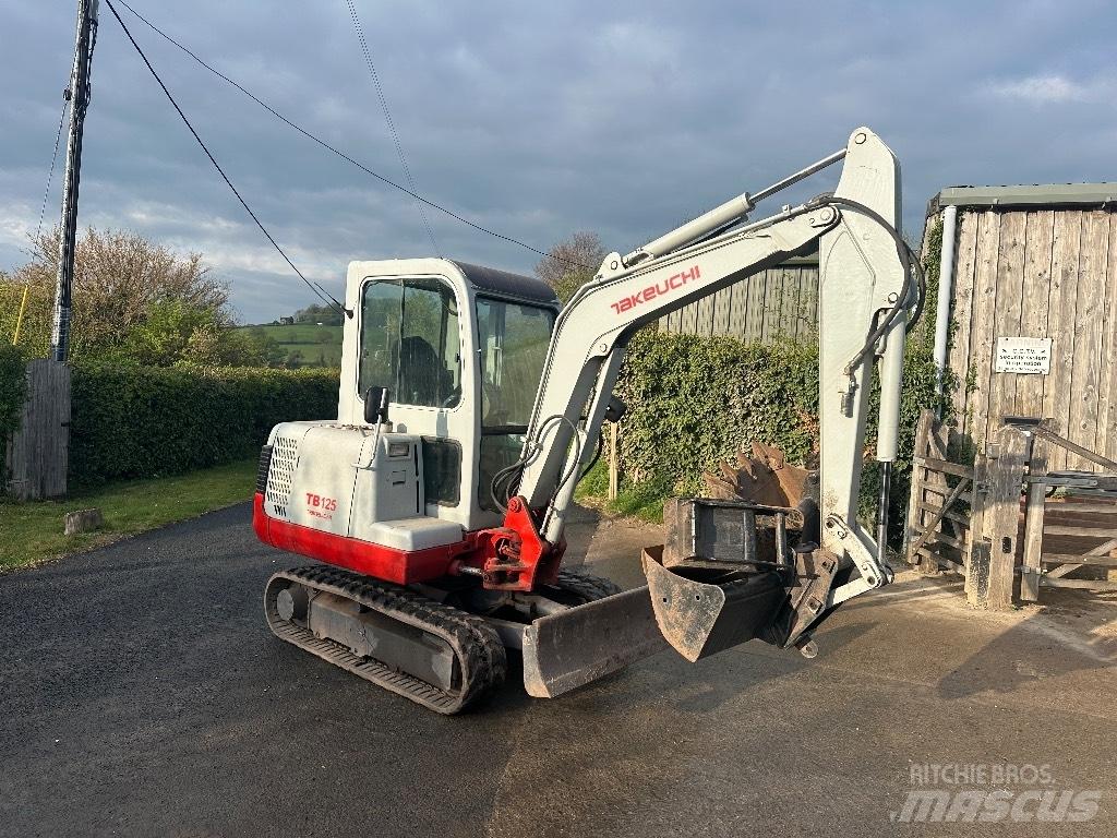 Takeuchi TB 125 Mini ekskavatoriai < 7 t