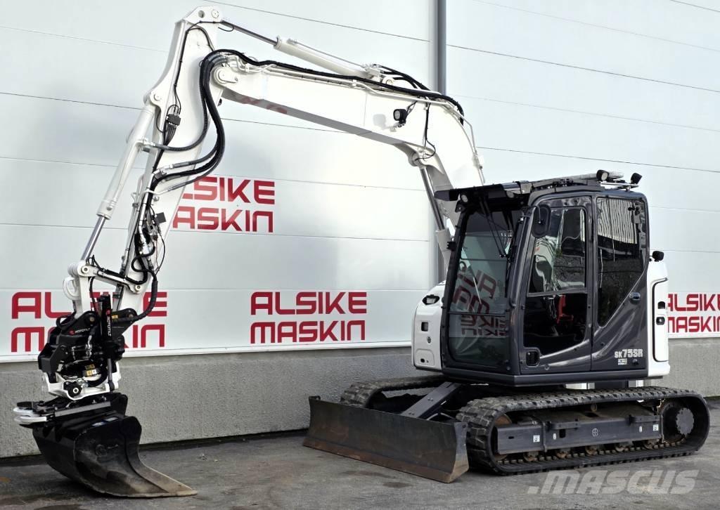 Kobelco SK 75 SR - 7 Vidutinės galios ekskavatoriai 7-12 t