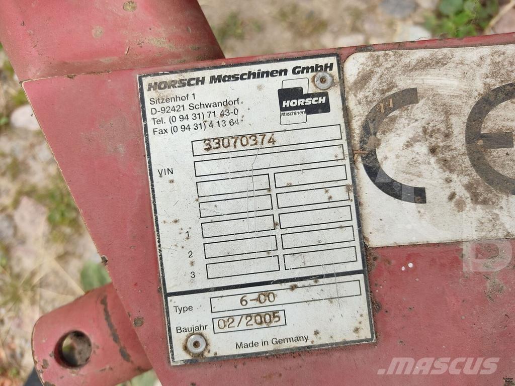 Horsch 6-CO Sėjamieji kombainai
