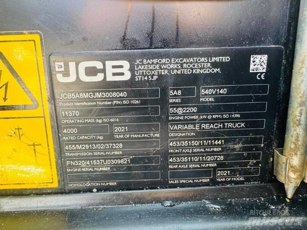 JCB 540-140 Teleskopiniai krautuvai