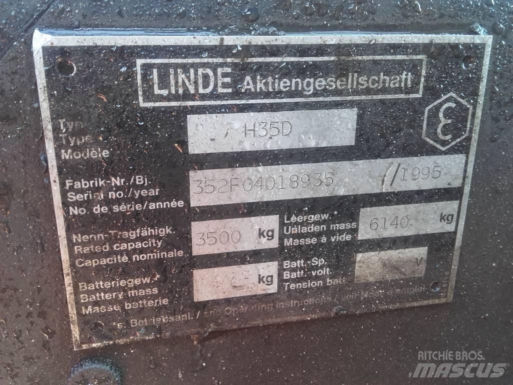 Linde H 35 D Dyzeliniai krautuvai
