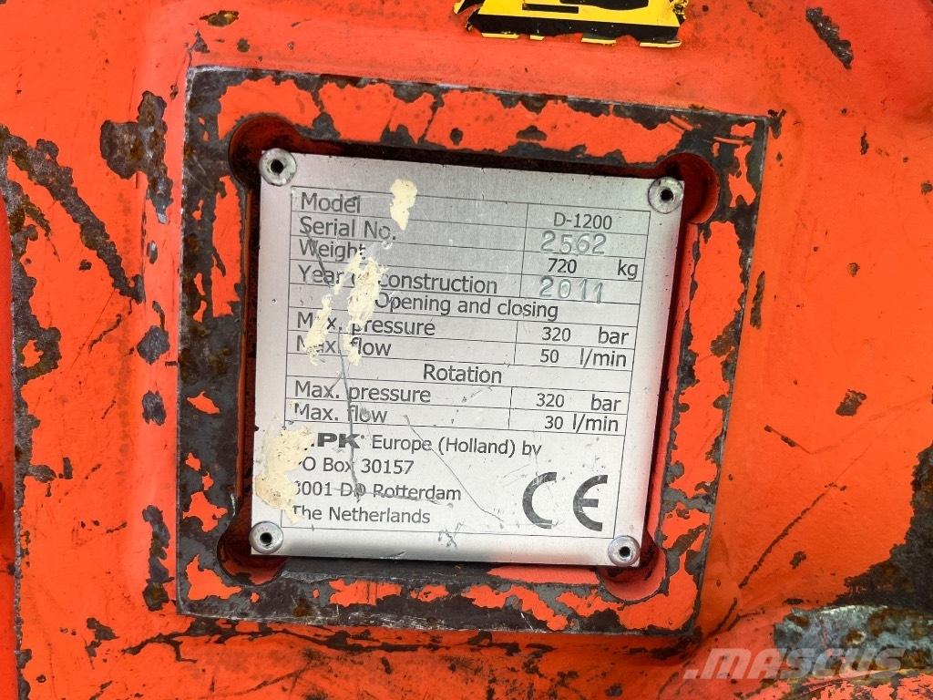 NPK D-1200 Griebtuvai