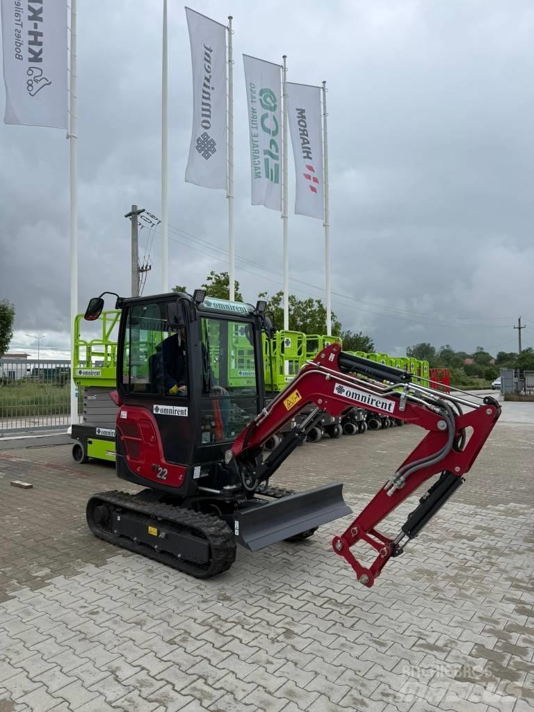 Yanmar SV 22 Mini ekskavatoriai < 7 t