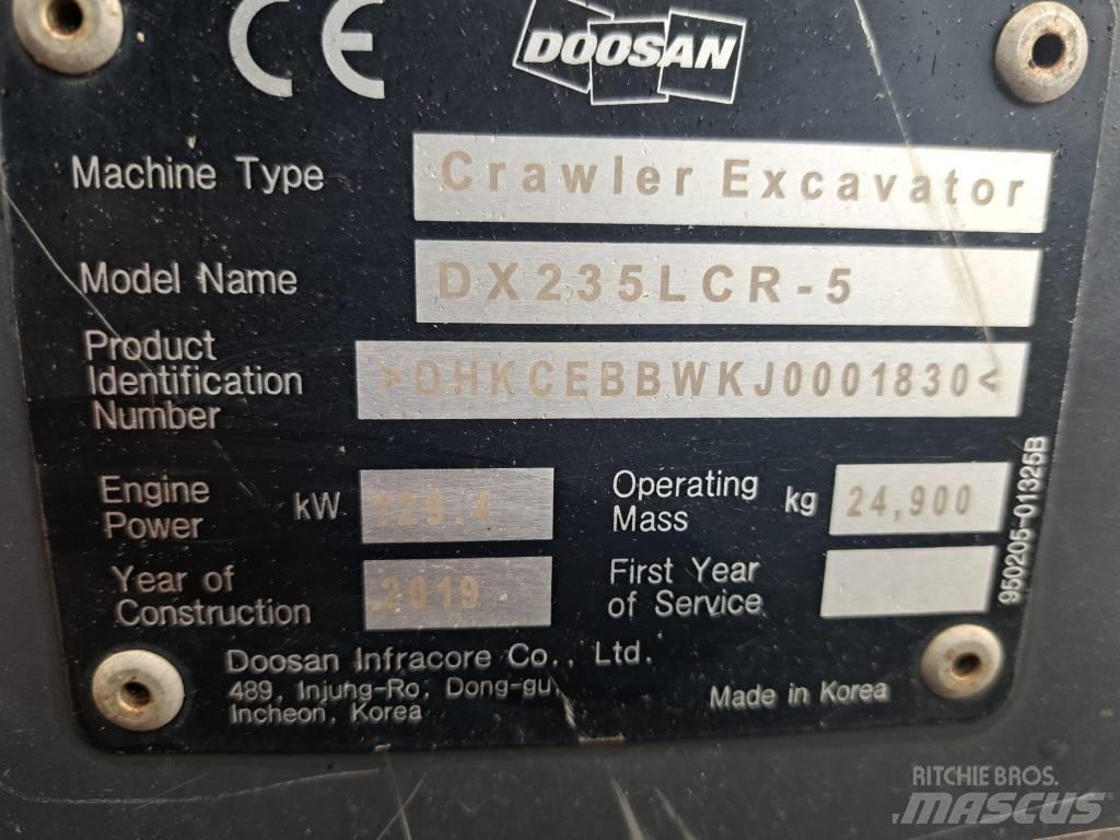 Doosan DX 235 LCR-5 Vikšriniai ekskavatoriai