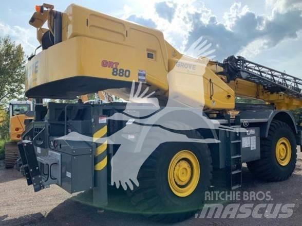 Grove GRT880 Neapdoroto reljefo kranai